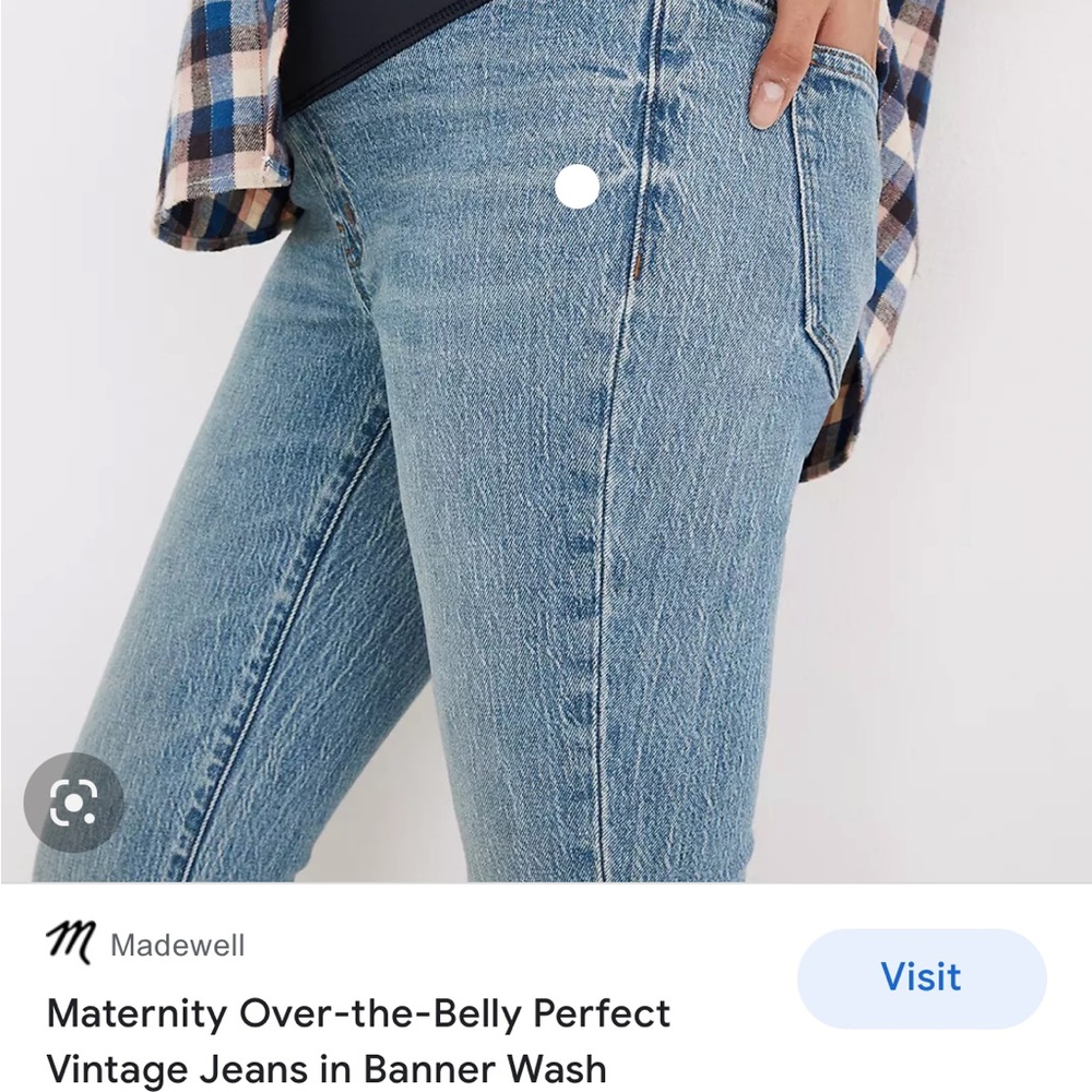 Madewell Perfect Vintage Maternity Jeans
